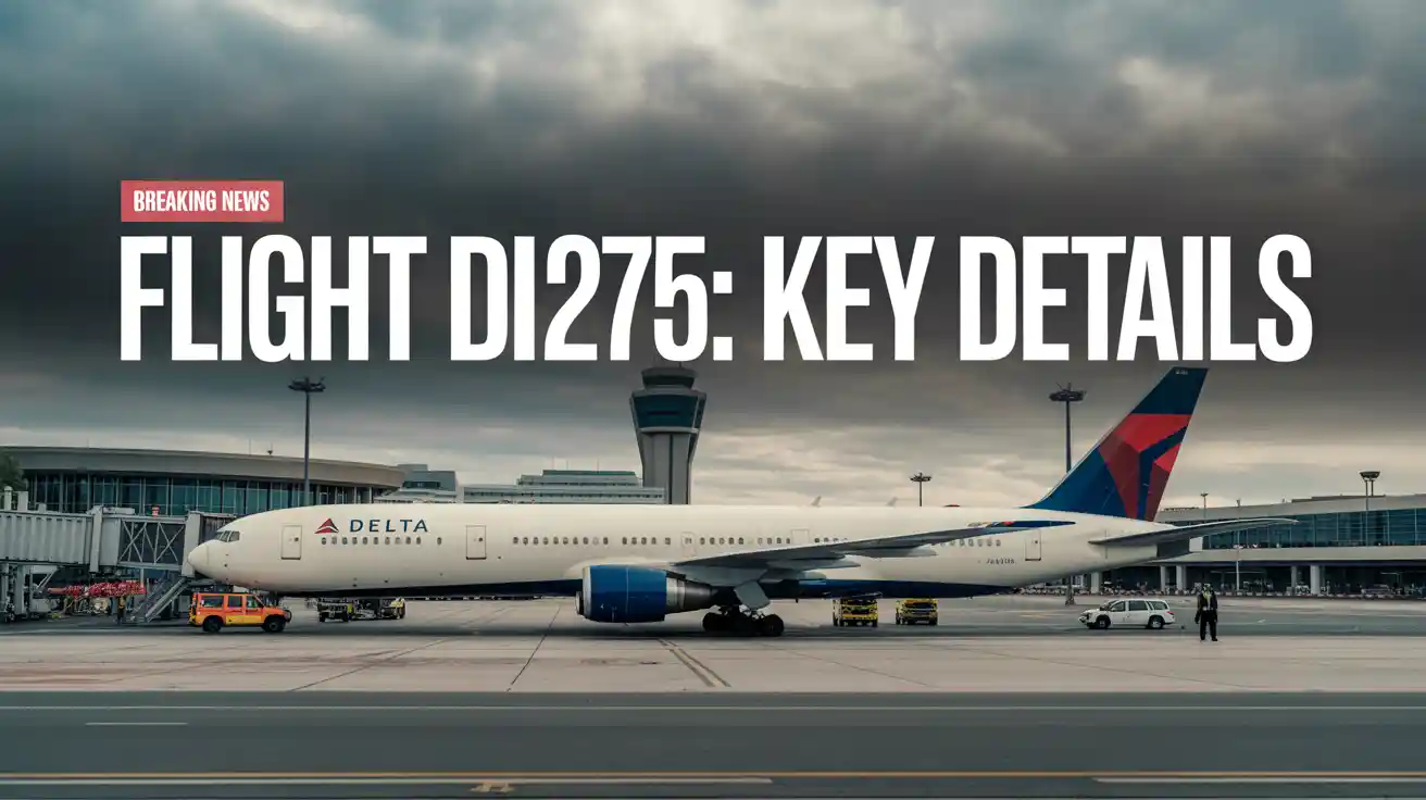 Delta Boeing 777 taxiing at LAX after emergency landing