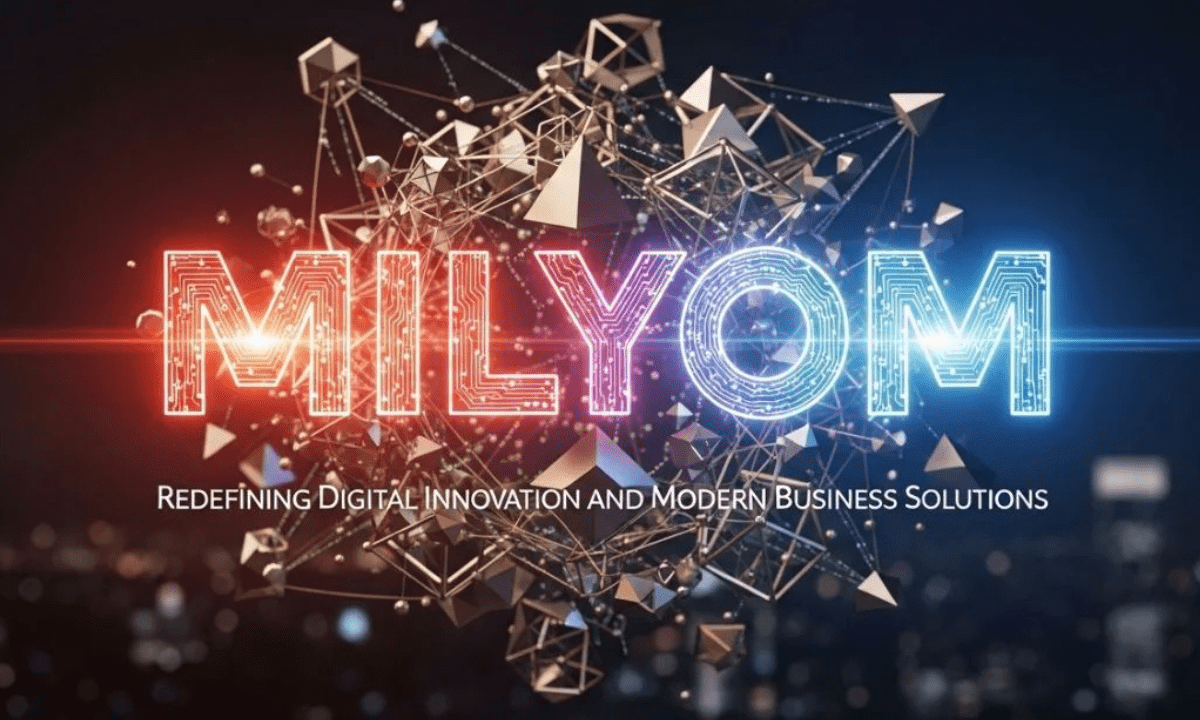 Milyom modern brand identity logo