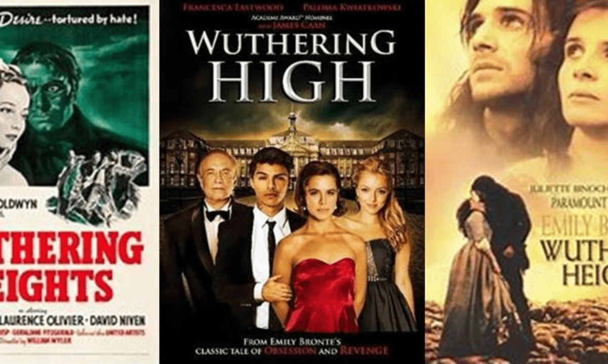 Wuthering Heights movie adaptations collage"