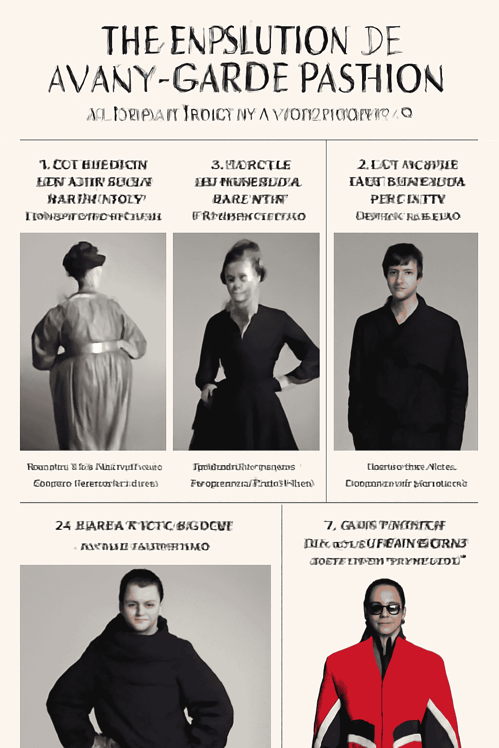 A model in Paul Poiret's harem pants and kimono-inspired designs, showcasing the departure from Victorian fashion.