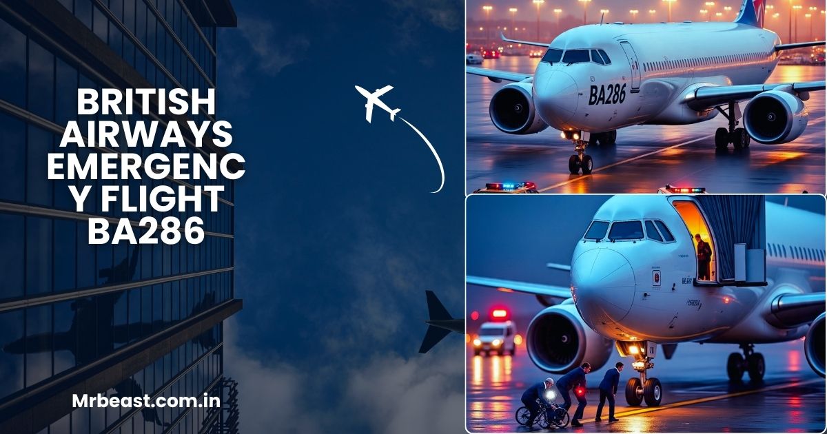 British Airways Airbus A380 surrounded by emergency vehicles on the tarmac after diverting to Vancouver International Airport (CYVR).