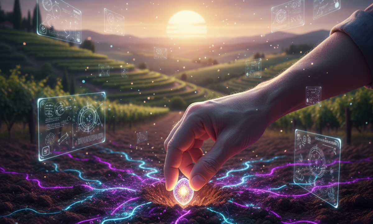 Rain nourishing soil after seeds are planted