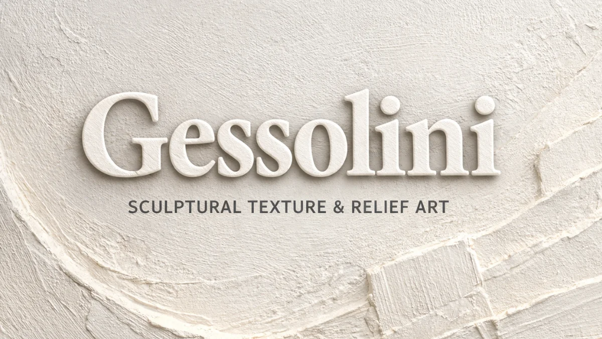 Traditional Italian plasterwork made with gesso in historic architecture