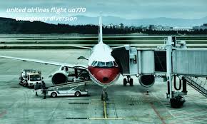 United Airlines Boeing 787 Dreamliner in flight during transatlantic route