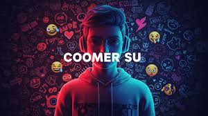 “Illustration showing the evolution of the coomer meme and internet slang origins.”